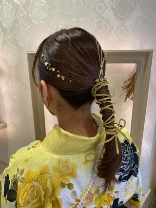 ヘアアレンジ 🦋Misaki🦋 メンズパーマ/着付けのヘアスタイル