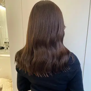 セミロング カラー ParveMix 🩶🫧入江 香名のヘアスタイル