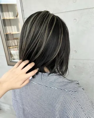 ショート カラー ヘアアレンジ like みやびのヘアスタイル