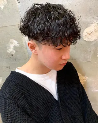 ショート パーマ メンズ tension 【テンション】のヘアスタイル