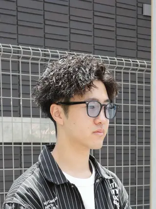 ショート パーマ HARU🐬メンズ 美容師🐬のヘアスタイル