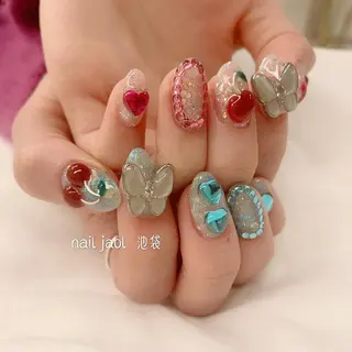 ミディアム nail jaol池袋店所属・ネイルJaol 池袋のネイルデザイン