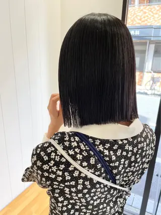 カラー ボブ/美髪矯正 /佐藤　奈巳のヘアスタイル