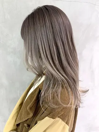 ロング カラー パーマ ヘアアレンジ ITbyALBUM 藤沢店のヘアスタイル