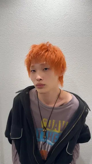 ショート カラー メンズ クロギ リョウのヘアスタイル