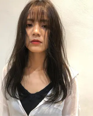 ロング カラー 岐阜1番韓国ヘア/ 星羅/23°のヘアスタイル