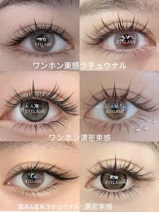 マツエク・マツパ A.MEYELASH SALON新大久保店のマツエク・マツパデザイン