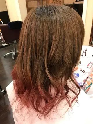 ミディアム セミロング ロング カラー ミニモお気に入り数 No.1宍戸雄弥のヘアスタイル