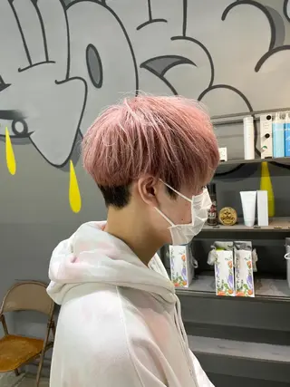 カラー メンズ メンズ専門サロン wokeのヘアスタイル