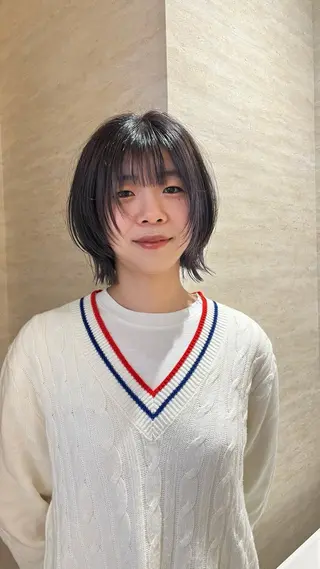ショート カラー 柔らかい艶暖色 レイヤー🫧姫汝のヘアスタイル