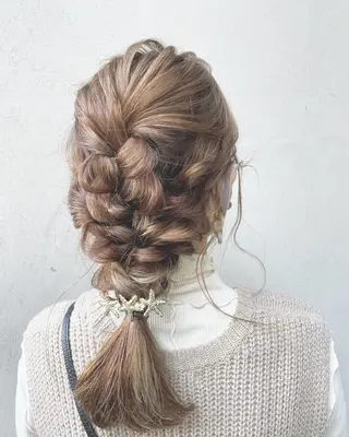 ミディアム カラー miho 🌼🌼🌼のヘアスタイル