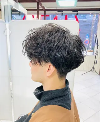 パーマ メンズ ダメージレス縮毛矯正 メンズも歓迎 細谷のヘアスタイル