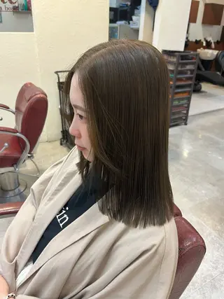 カラー mite所属・立道 樹奈のヘアスタイル