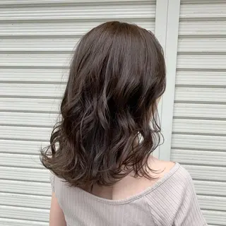 ミディアム カラー 枚方 tomee 🦋南部 しほ🦋のヘアスタイル