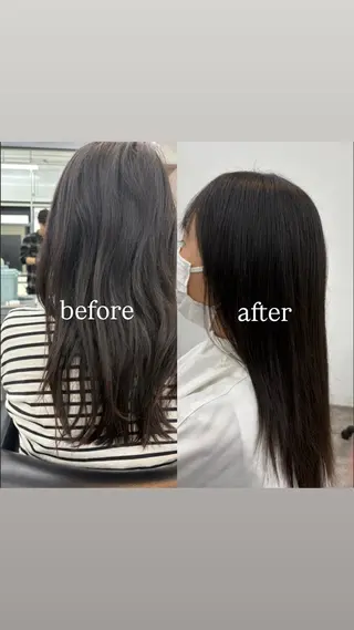 透明感カラー ✨️さとりんのヘアスタイル