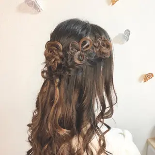 ヘアアレンジ 新宿ヘアセットメイク Asa-mのヘアスタイル