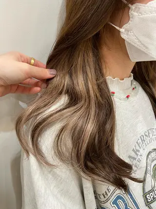 ロング 新宿/韓国ヘア 中明度カラー/かやのヘアスタイル