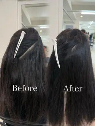 ロング りきと🦋河原町 縮毛矯正/艶カラーのヘアスタイル