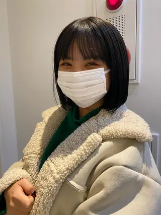 ミディアム カラー 砂原 ひよりのヘアスタイル