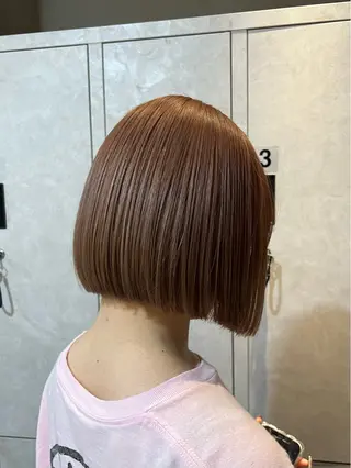 ショート カラー 神戸ボブ✂️ ioe三宮/田 伸佳のヘアスタイル