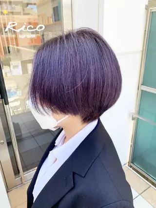ショート カラー パーマ 名古屋駅/トップス タイリスト/大黒拓哉のヘアスタイル