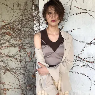 ミディアム カラー liage ܀ꕤ୭* ちばかつら𖦞のヘアスタイル
