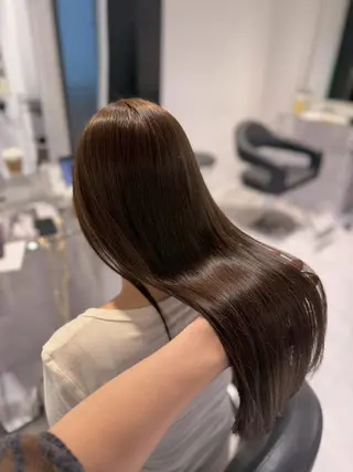 カラー *うる艶カラー🤍 福岡モデル募集🤍のヘアスタイル