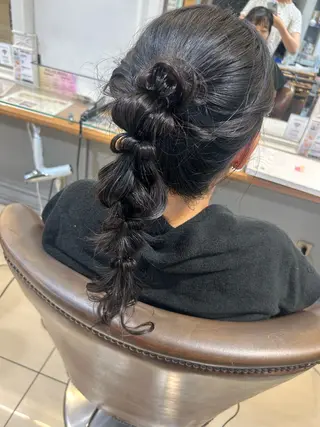 ヘアアレンジ 韓国ヘアー🇰🇷 MIWAのヘアスタイル