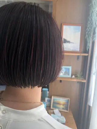 ショート 酸性縮毛矯正　美髪 特化サロン　八百村のヘアスタイル