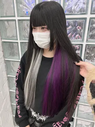 ロング 三尾 樺緒のヘアスタイル