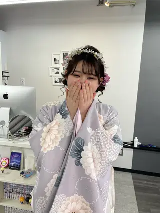 ヘアアレンジ オノ アカネのヘアスタイル