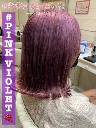 ミディアム カラー カラー職人 なかもと たつひろのヘアスタイル