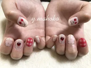 ネイル パラジェル有/ 長さだし/mahoのネイルデザイン