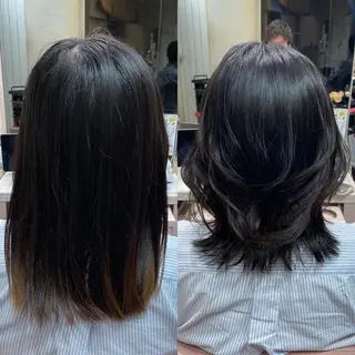 ショート 顔まわりカット🌟 くびれヘア/寺門遥輝のヘアスタイル