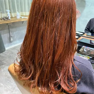 ロング カラー 大久保 優香のヘアスタイル