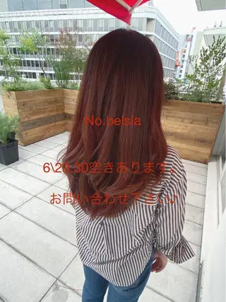 ショート カラー パーマ ヘアアレンジ メンズ キッズ ネイル マツエク・マツパ 久木原 ゆりのヘアスタイル