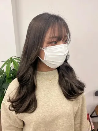 セミロング カラー パーマ ヘアアレンジ メンズ キッズ マツエク・マツパ アイブロウ 渋谷レイヤーカット❌ 縮毛矯正専門/武田涼のヘアスタイル