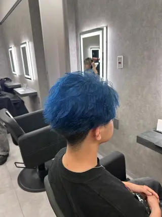 ショート カラー パーマ メンズ メンズ特化 👑YUTAのヘアスタイル