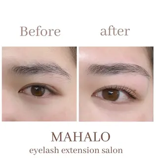 アイブロウ MAHALO 𓆉のマツエク・マツパデザイン