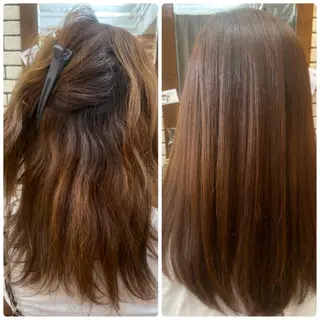 ロング 🍀失敗しない 縮毛矯正熊谷竜馬🍀のヘアスタイル