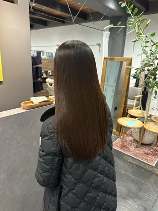 ロング 稲本麻衣 【韓国ヘア】のヘアスタイル