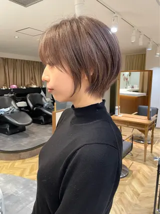 ショート 博多ベージュ 🐻松井傑のヘアスタイル