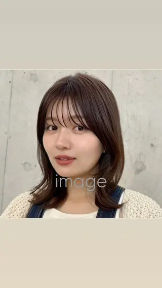 ミディアム 松本｜似合わせ眉 ×まつげパーマ×ヘアの眉毛・アイブロウイメージ