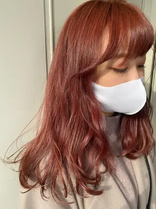セミロング カラー 艶カラー/似合わせ 💖Emmy💖のヘアスタイル