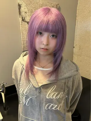 カラー ハイトーン職人 ♡中島凱人のヘアスタイル
