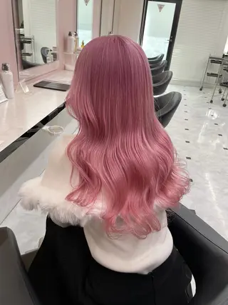 カラー セミロング 🤍透明感カラー🤍 似合わせ🤍AINEのヘアスタイル