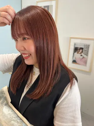セミロング Yurina 💖透明感カラー💖のヘアスタイル