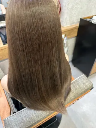 ミディアム カラー 新越谷/韓国風/艶髪 miyuのヘアスタイル