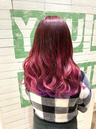 ロング カラー 佐々木 康太のヘアスタイル