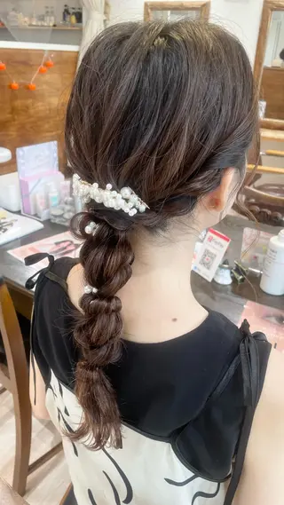 ロング ヘアアレンジ コトミ【メンズ特化】 女子ウケ提案🫶🏻のヘアスタイル